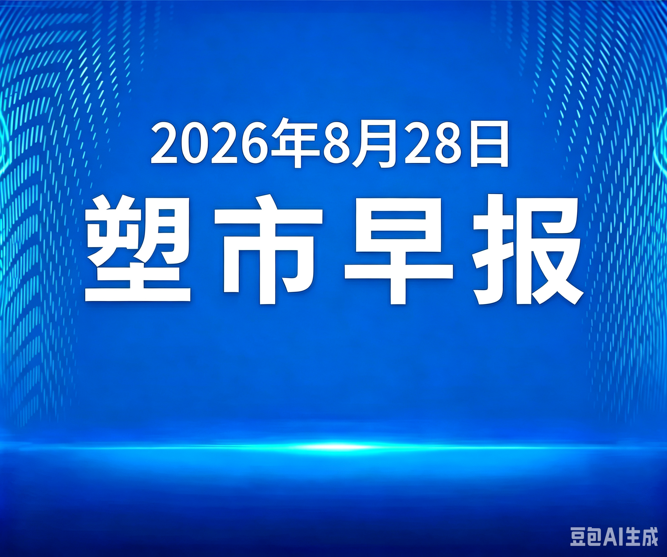 俺搜塑料市场早报 | 2026年8月28日