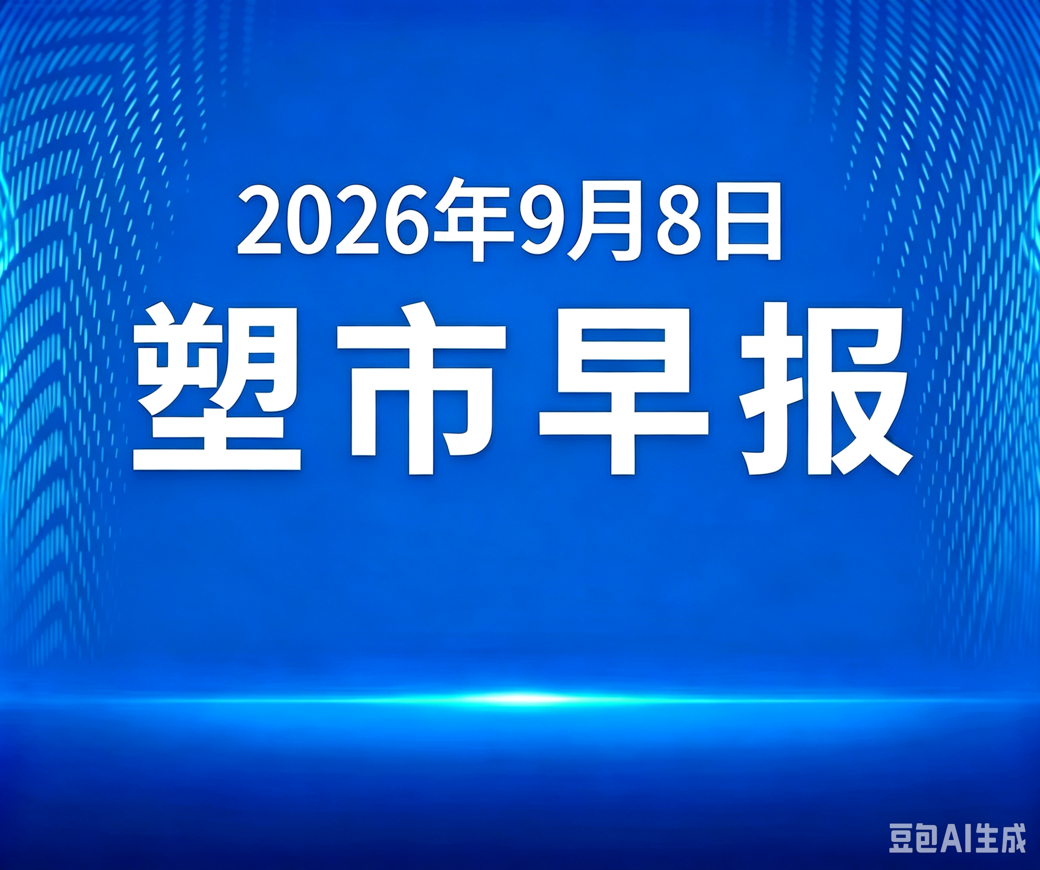 俺搜塑料市场早报 | 2026年9月8日