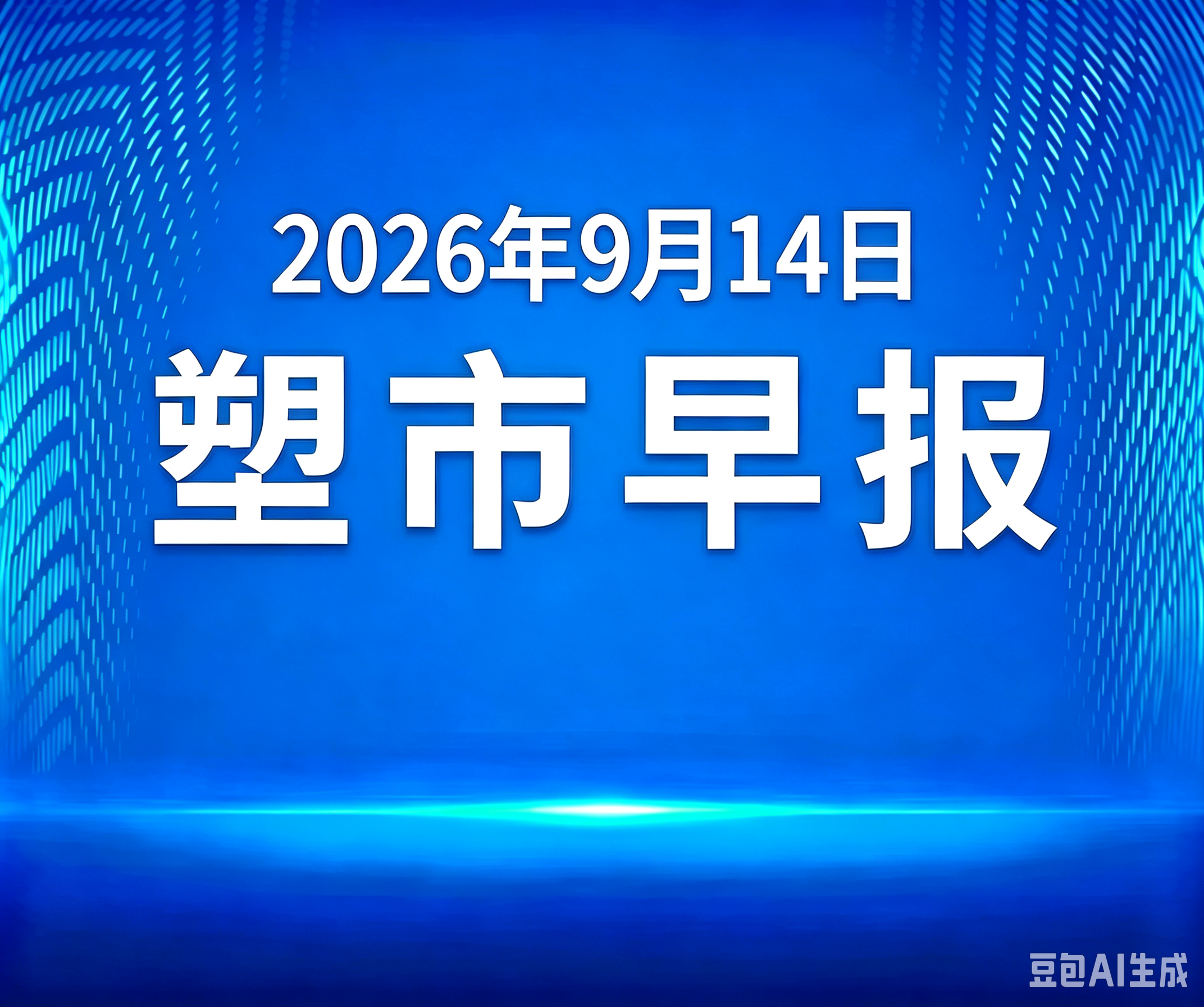 俺搜塑料市场早报 | 2026年9月14日
